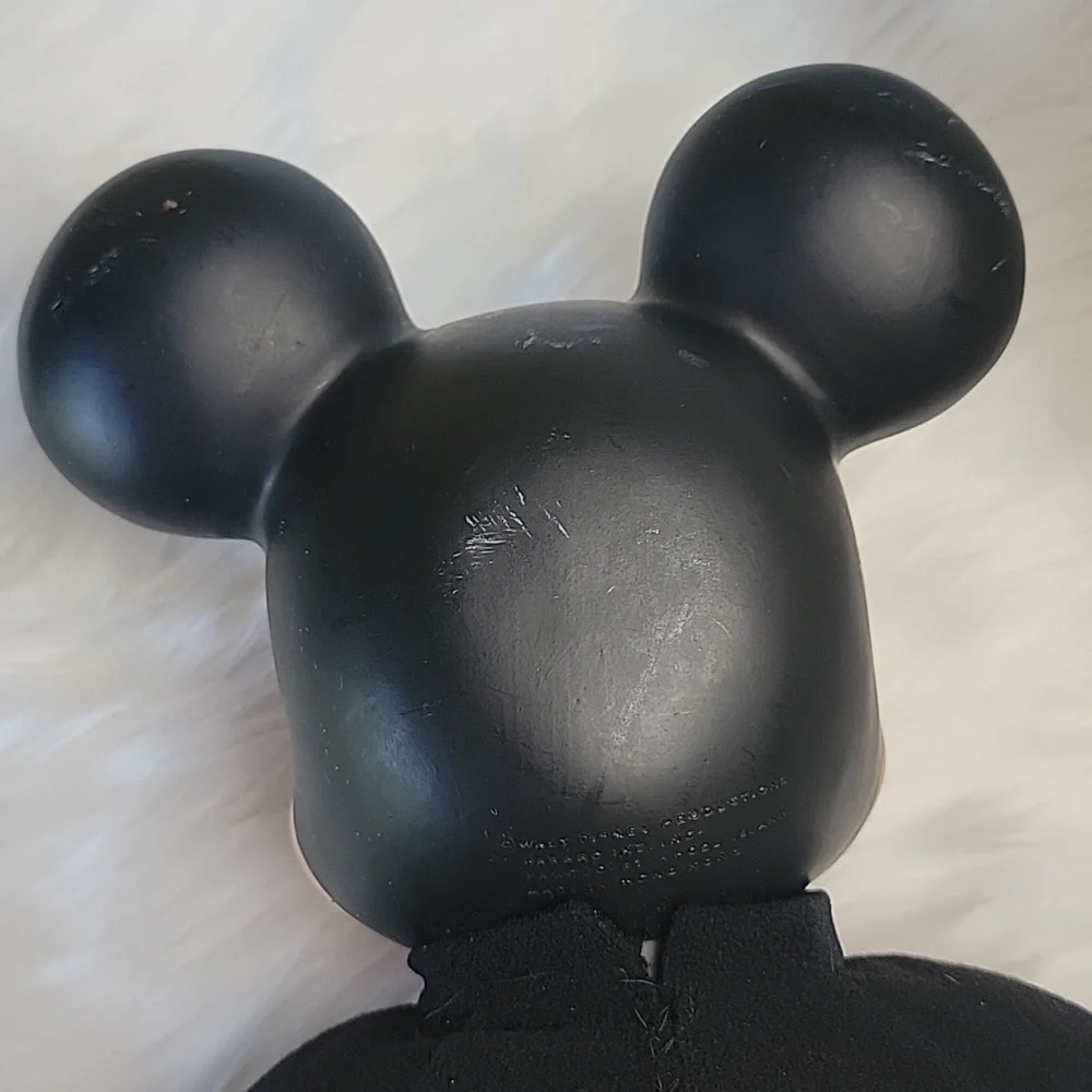 MARCHING‎ MICKEY MOUSE Walt Disney VTG Collectible Plush Plastic Retro Doll Toy